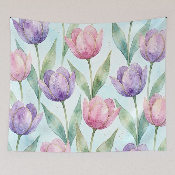 Item preview, Colorful Tulips Flowers designed and sold by GraphicsClub.