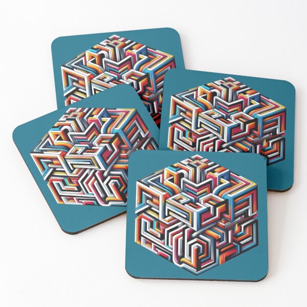 Item preview, Chromatic Labyrinth – Infinite Cube designed and sold by Catfcreations.