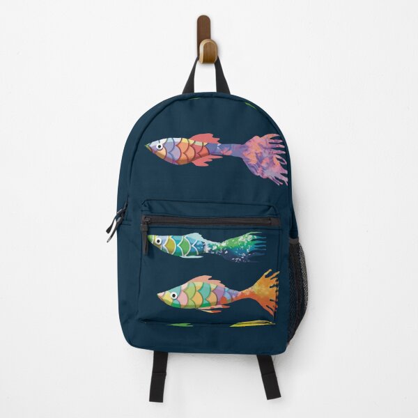 Item preview, Whimsical Rainbow Guppy Tropical fish designed and sold by Karin Taylor.