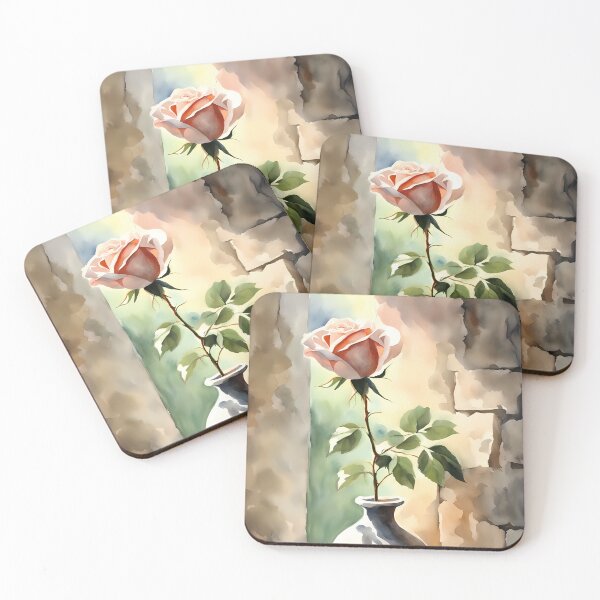 Item preview, Pink Watercolour Rose designed and sold by CalmnessbyChoice.