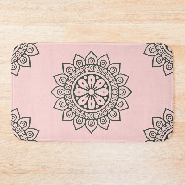 Item preview, Aesthetic Emerald Green Mandala Laurel Wreath designed and sold by Jyoti-Quotes.