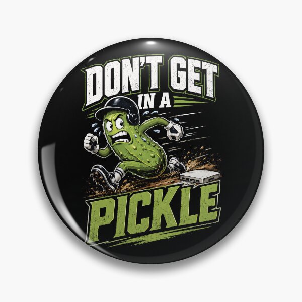Item preview, Don’t Get in a Pickle Baseball Humor designed and sold by Victor Shadehorn.