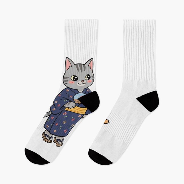 Item preview, Cute Cats in Traditional Japanese Kimono - Yukata Summer Festival Art designed and sold by TaiwanMemory.