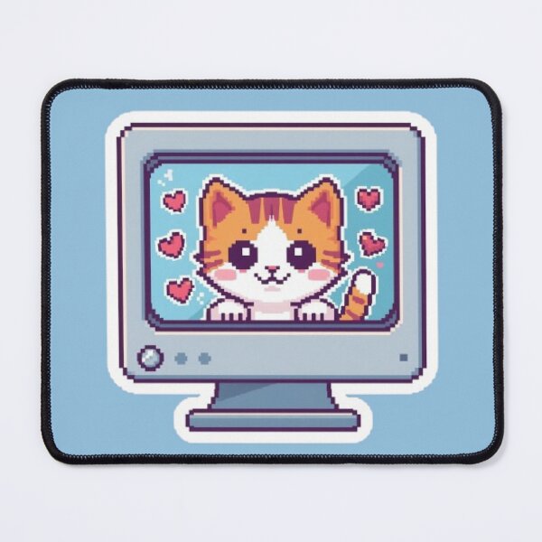 Item preview, Cat.exe Running Gaming Sticker designed and sold by Stylestickers55.