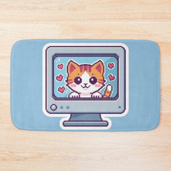Item preview, Cat.exe Running Gaming Sticker designed and sold by Stylestickers55.