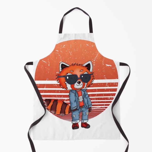 Item preview, Red Panda wearing Jeans and sunglasses designed and sold by LizChibiArt.