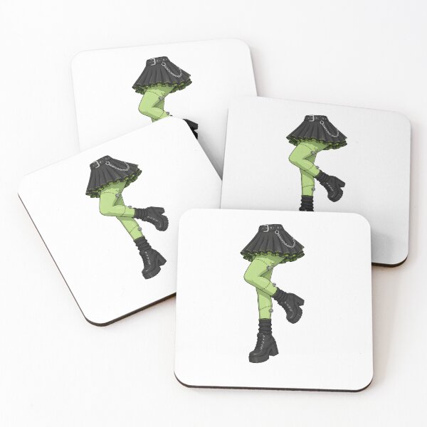 Item preview, Zombie Girl Legs Cartoon | Cute Green Monster Zombie Character Design designed and sold by CutPawStudio.
