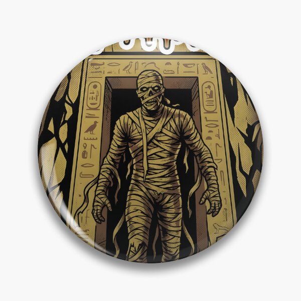 Item preview, The Mummy Classic Horror Movie Vintage Egyptian Tomb Art designed and sold by EKHOAISTORE.