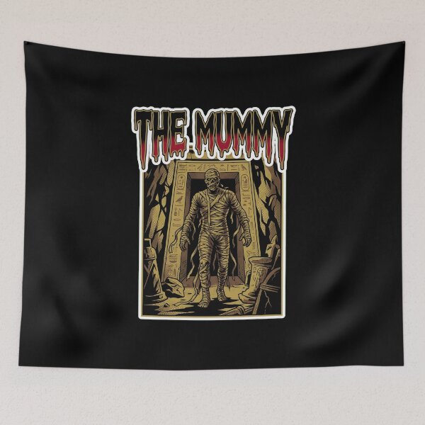 Item preview, The Mummy Classic Horror Movie Vintage Egyptian Tomb Art designed and sold by EKHOAISTORE.