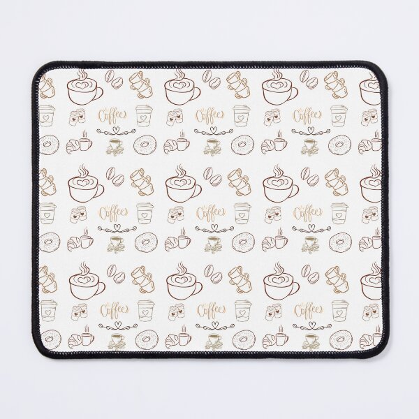 Item preview, Cozy Coffee & Pastry Line Art designed and sold by MoonlitPatterns.