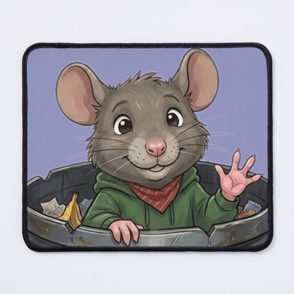 Item preview, Trashcan Rat designed and sold by The King's general goods.