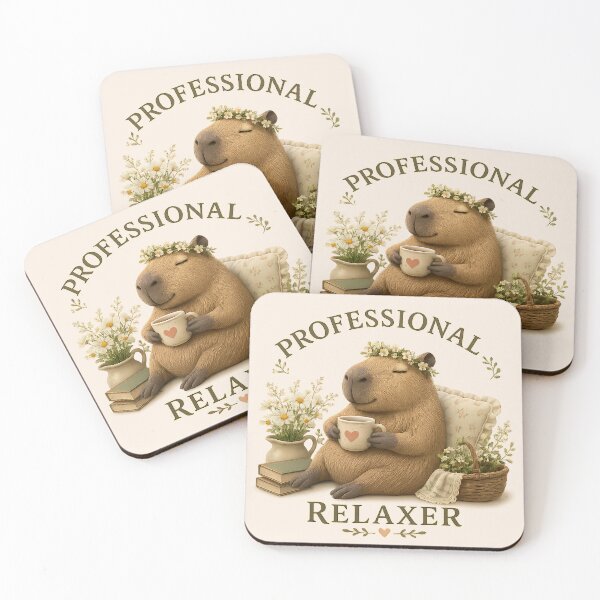 Item preview, Professional Relaxer Cottagecore Capybara designed and sold by Weirdwildco69.