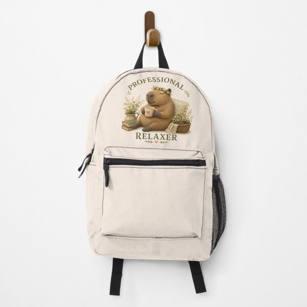 Item preview, Capibara profesional con estilo cottagecore designed and sold by Weirdwildco69.