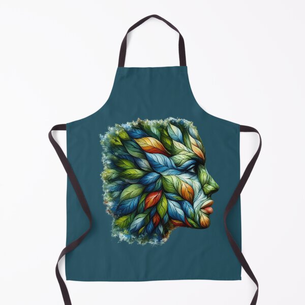 Item preview, Colorful Leaf Face Art designed and sold by Ambroa Stuff.