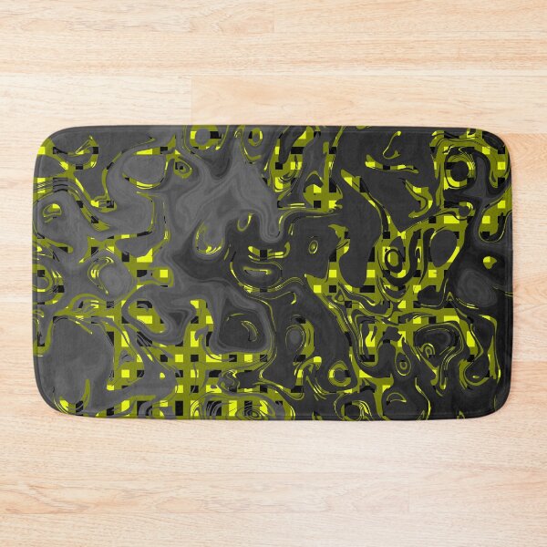 Item preview, Adversarial Black Yellow Pixelated Image designed and sold by Sartoris Art.