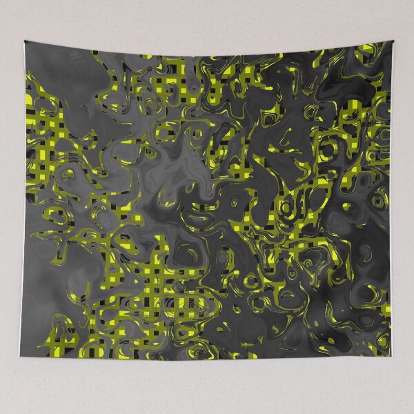 Item preview, Yellow Black Adversarial  designed and sold by Sartoris Art.