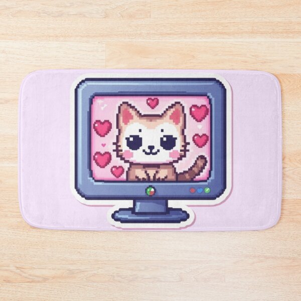 Item preview, Cat.exe Running Gaming Sticker designed and sold by Stylestickers55.