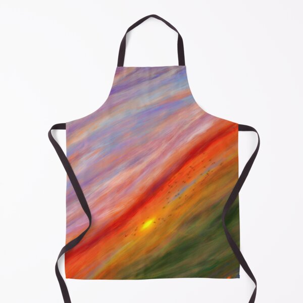 Item preview, Abstract colorful painting of sky and land designed and sold by Witseart.