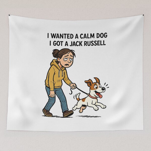 Item preview, I Got a Jack Russell - Funny comic design designed and sold by Pineapple-Tree.