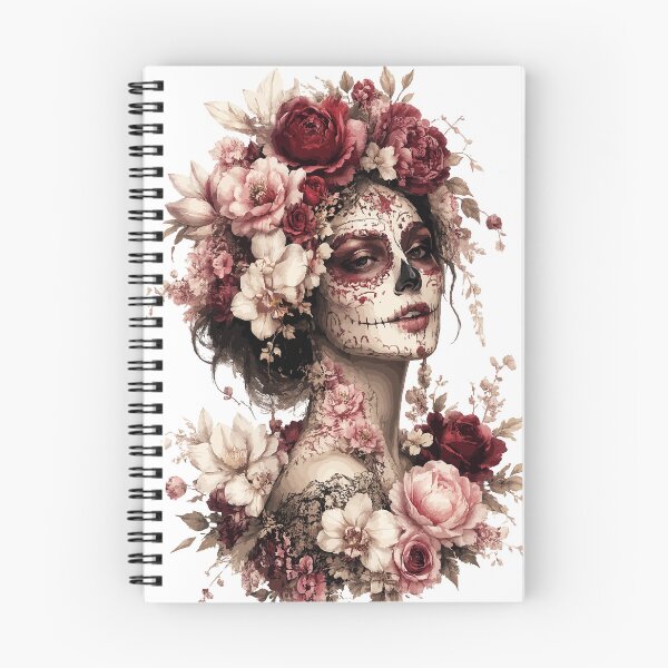 Item preview, Floral Majesty / La Catrina Collection designed and sold by ValentynaTyshenkoArt.