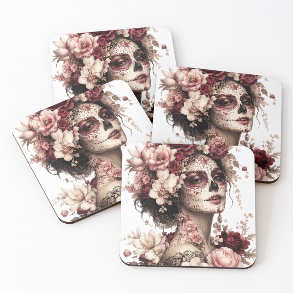 Item preview, Floral Majesty / La Catrina Collection designed and sold by ValentynaTyshenkoArt.