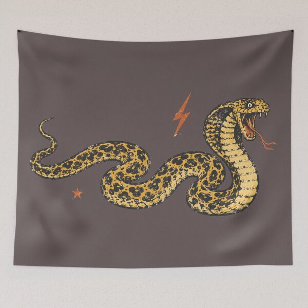 Item preview, Vintage Cobra Snake Graphic Art designed and sold by Retro Moon Studio.