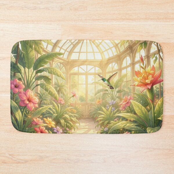 Item preview, Tropical Greenhouse Hummingbird – Light & Bloom Magic designed and sold by FotoworldEdel.