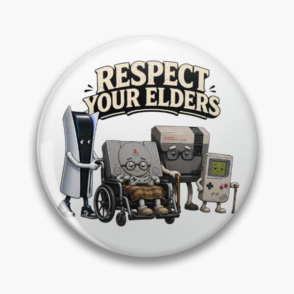 Item preview, Respect Your Elders Console Tshirts designed and sold by Zbixu.