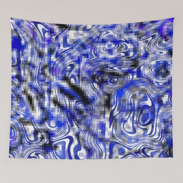 Item preview,  Blue Black Adversarial  designed and sold by Sartoris Art.