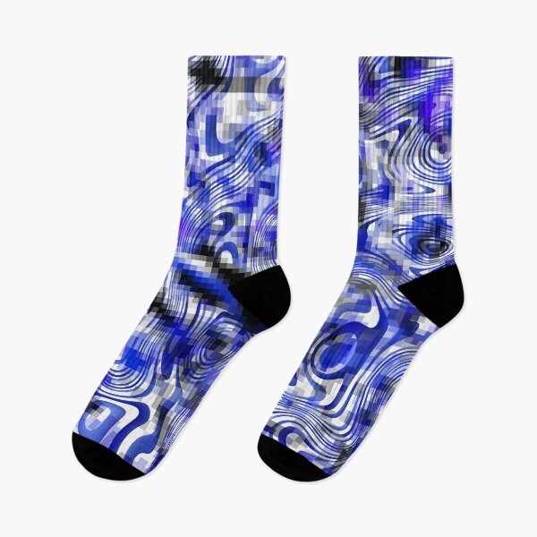 Item preview, Adversarial Blue Pixalated Image designed and sold by Sartoris Art.