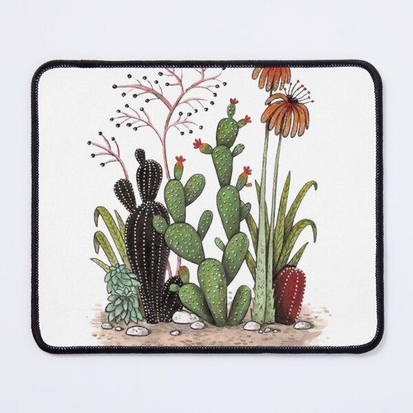 Item preview, Desert Life cactus illustration T-shirt | botanical desert plants tee designed and sold by SONOONDESIGN.