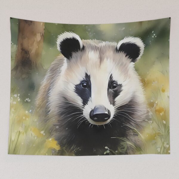 Item preview, Badger in Forest designed and sold by CalmnessbyChoice.