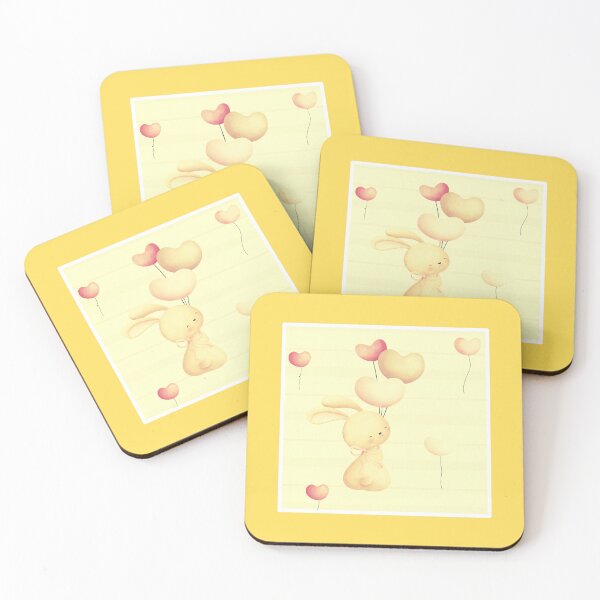 Item preview, Yellow Frame Cute Rabbit designed and sold by TeeGeeTees.