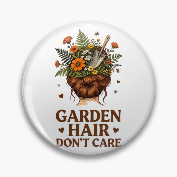 Item preview, GARDEN HAIR DON'T CARE FUNNY GARDENER T-SHIRT designed and sold by Estte-creative.