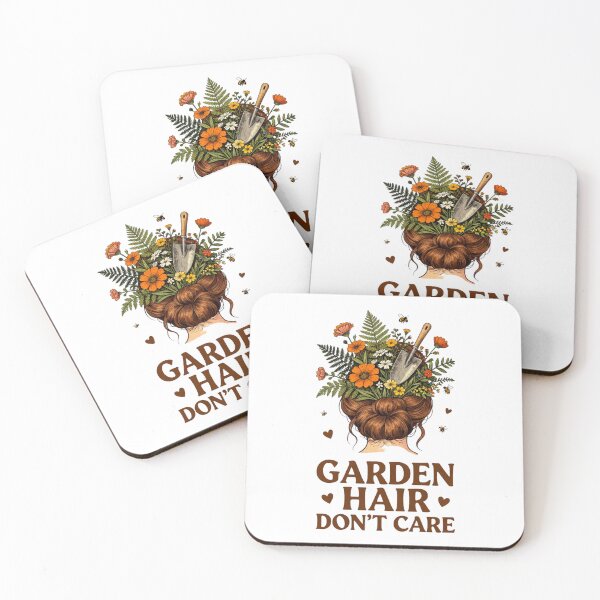 Item preview, GARDEN HAIR DON'T CARE FUNNY GARDENER T-SHIRT designed and sold by Estte-creative.