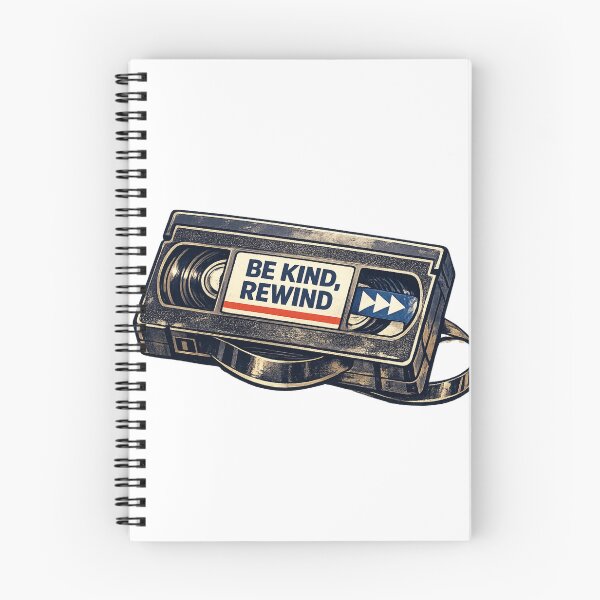 Item preview, Be Kind Rewind VHS 90s Nostalgia Tee designed and sold by CerealBoxInk.