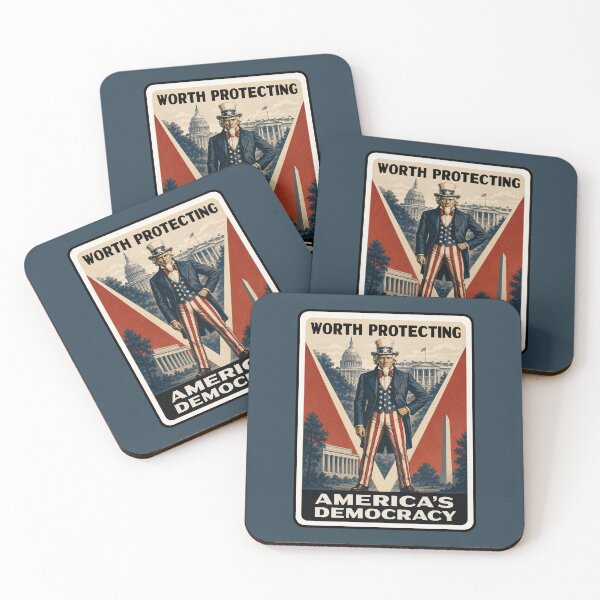 Item preview, Uncle Sam WPA Art Pro Democracy  designed and sold by electrovista.