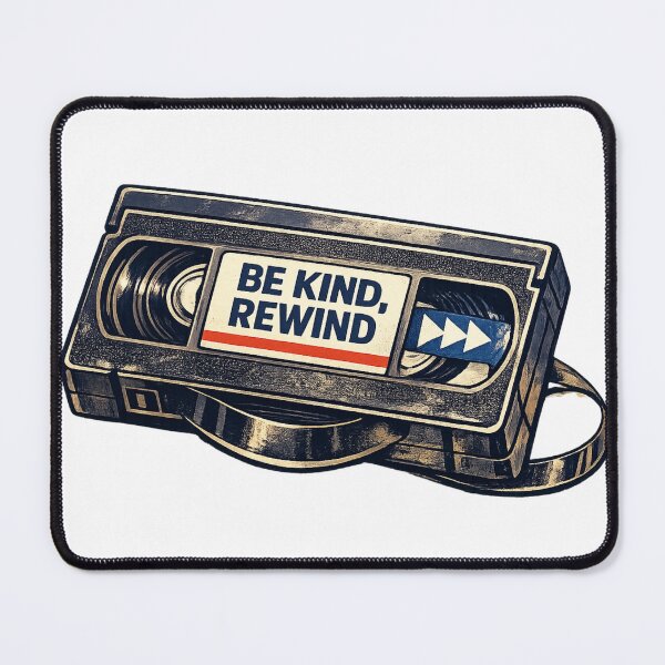 Item preview, Be Kind Rewind VHS 90s Nostalgia Tee designed and sold by CerealBoxInk.