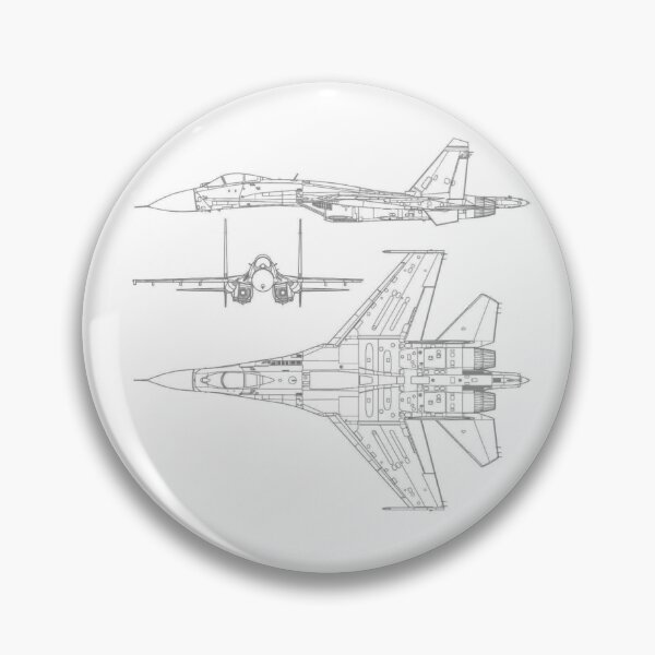 Item preview, sukhoi 27 jet su 27 designed and sold by PilotandPlane.