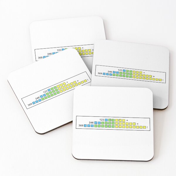 Item preview, 123+246=369 Symmetrical Squares designed and sold by palmprints.