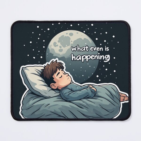 Item preview, Overthinking at night designed and sold by VelvetDoods.