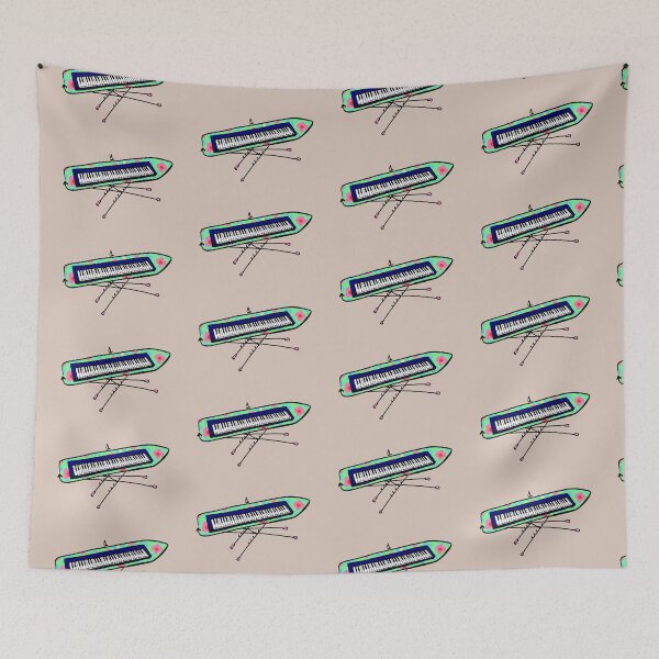 Item preview, Synthesizer ironing board (beige background) designed and sold by MentaLee.