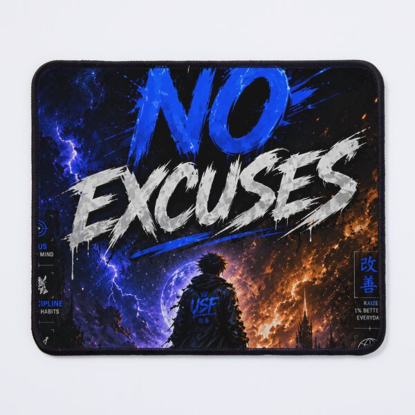 Item preview, No Excuses – Urban Streetwear Graphic Tee designed and sold by UrbanSwagFlow.