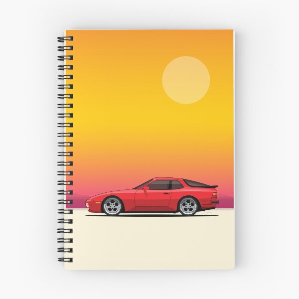 Item preview, 944 Red Bauhaus beach illustration designed and sold by blackdogshop.