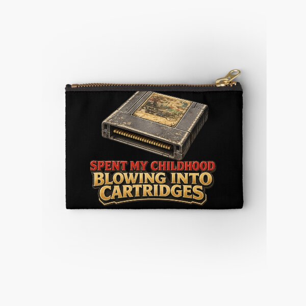 Item preview, Spent My Childhood Blowing Into Cartridges Retro Gaming Shirt designed and sold by CerealBoxInk.