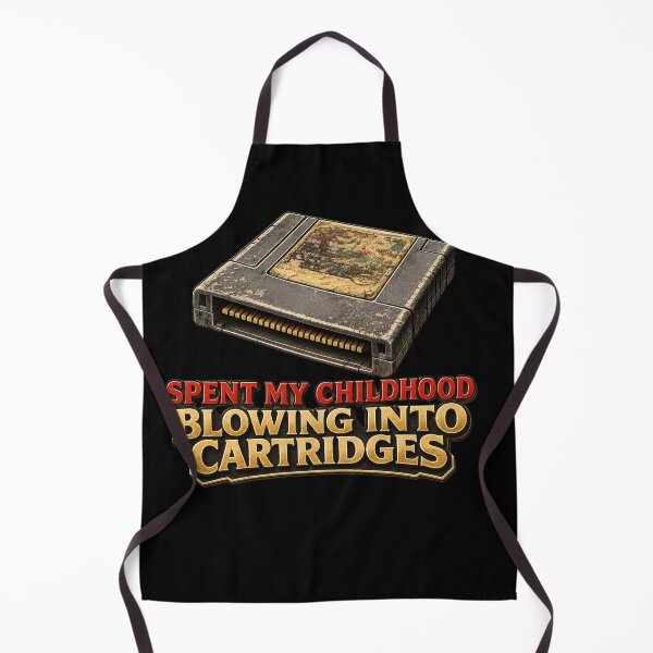 Item preview, Spent My Childhood Blowing Into Cartridges Retro Gaming Shirt designed and sold by CerealBoxInk.