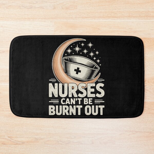 Item preview, Nurses Can't Be Burnt Out Funny Night Shift Nurse Moon T-Shirt designed and sold by Raw Tigers.