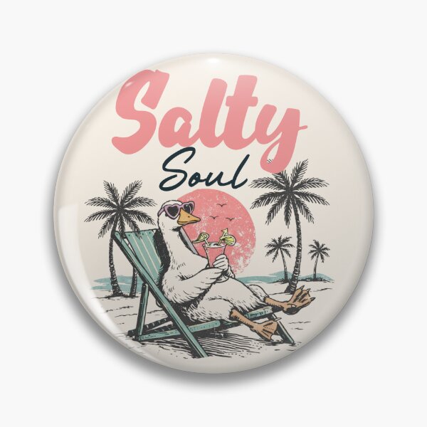 Item preview, Funny Summer Goose Salty Soul designed and sold by legendaryskins.