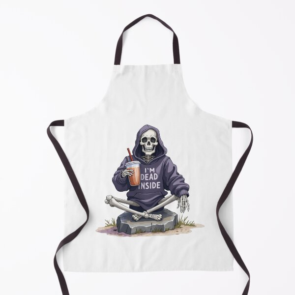 Item preview, Funny Skeleton – " I'm Dead Inside" Skull Design designed and sold by EVESTUDIOART.