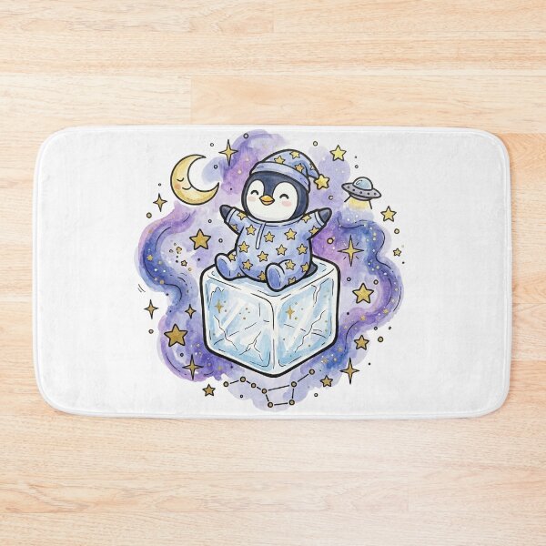 Item preview, Penguin Gift | Cosmic Penguin Astronaut Space Art | Cute Kawaii Galaxy Animal | Book Lover Birthday Present | Christmas Gift designed and sold by Cosmic Doodle Co..